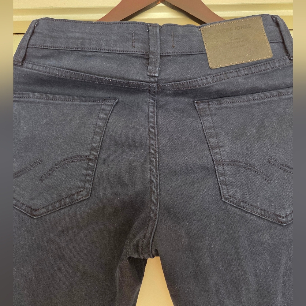Jack & Jones Dark Blue Slim Glenn Jeans - Picture 4 of 6